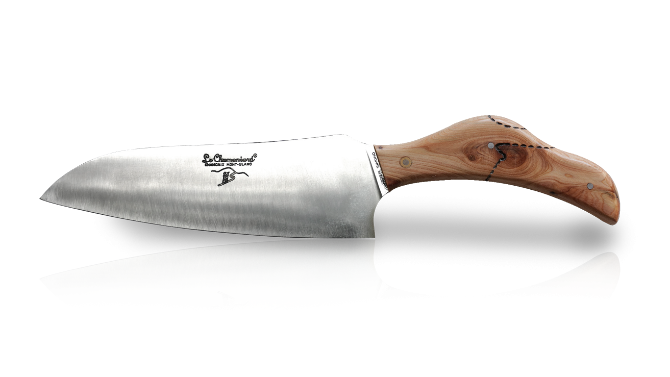 Couteau de cuisine en genévrier