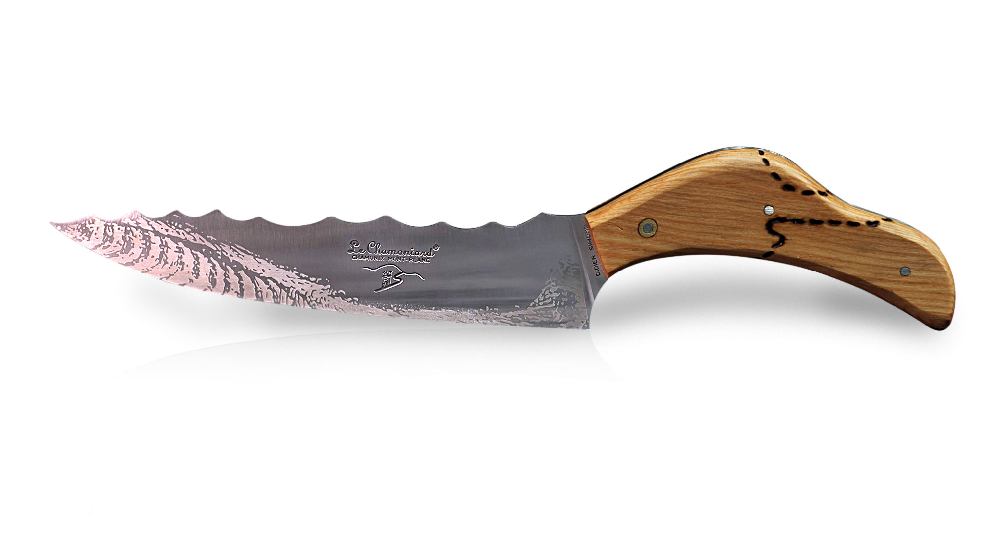 Couteau de cuisine en mélèze