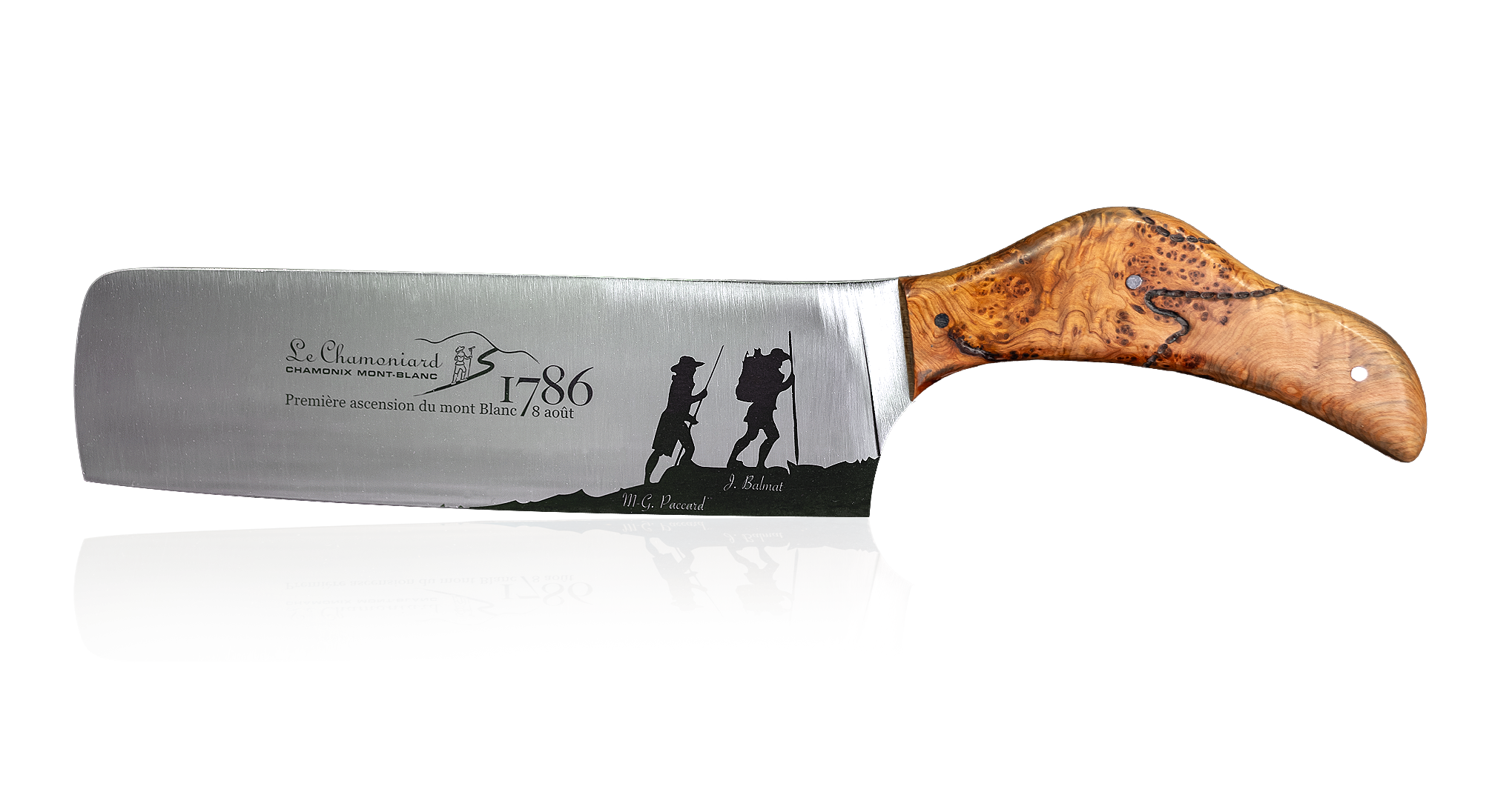 Couteau le chamoniard de cuisine nakiri