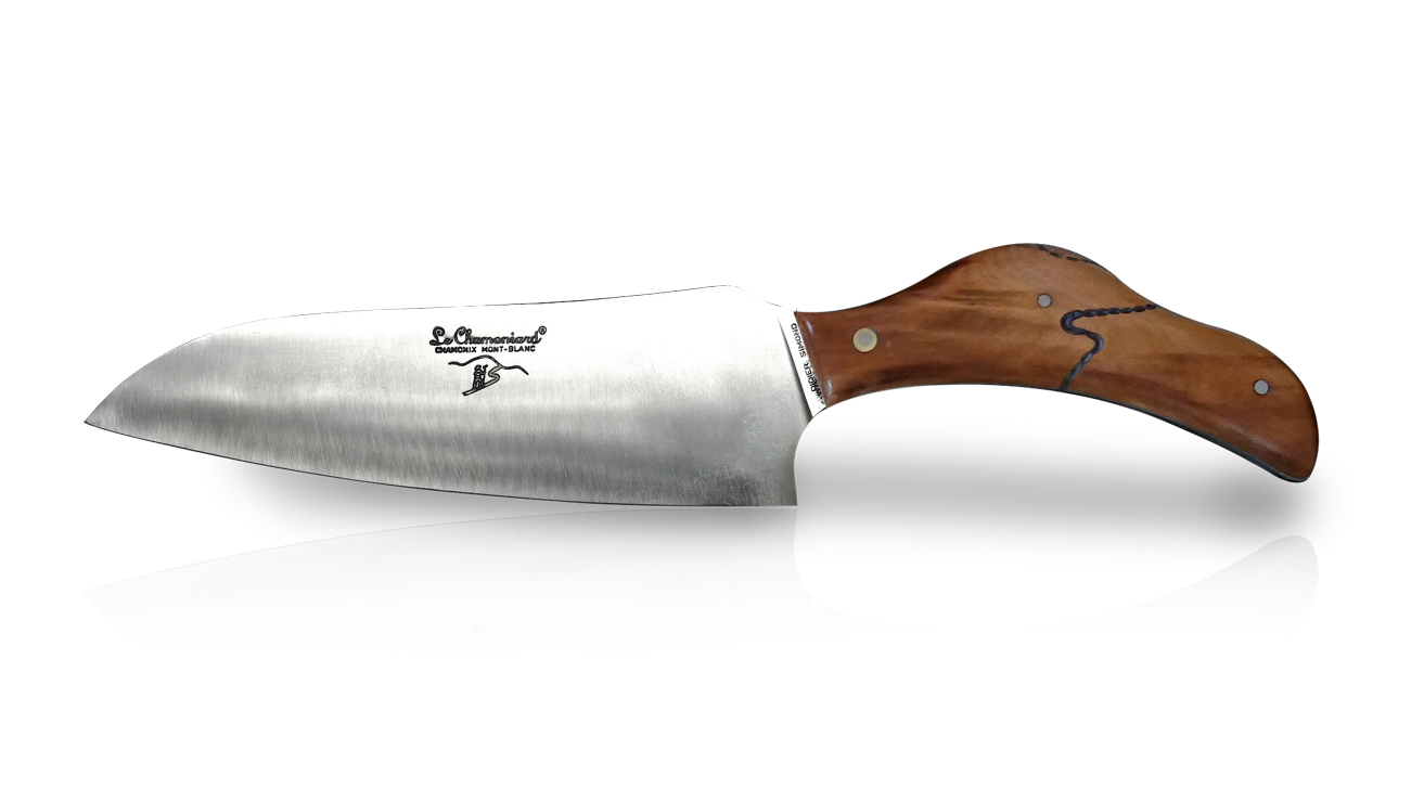 Couteau de cuisine en prunier
